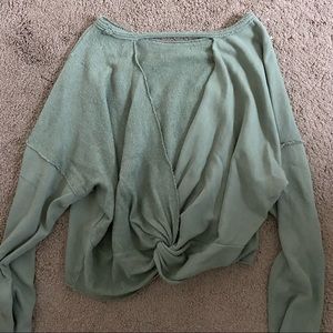 Aerie Open Back crewneck sweatshirt. Size Small. NWOT